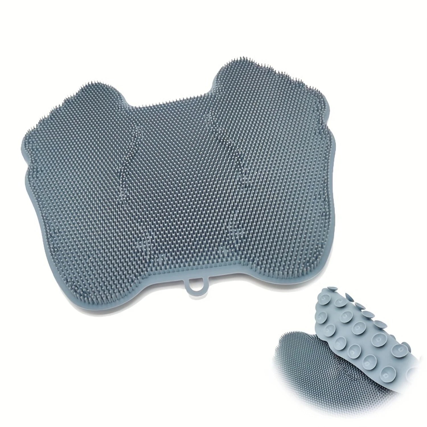 Fotskrubb i silikon til dusj som gjør det enkelt å vaske føttene uten å bøye seg